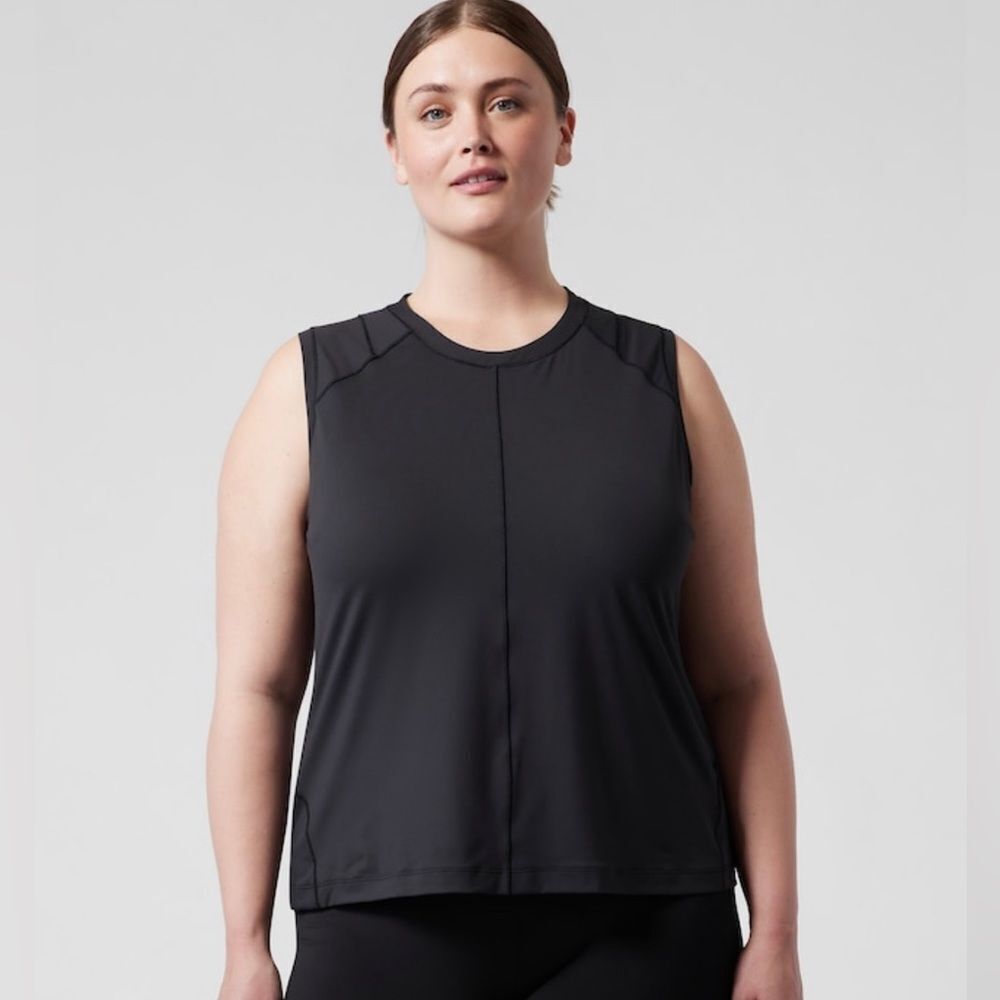NWT Athleta Sunchaser Black Tank Size 2X.